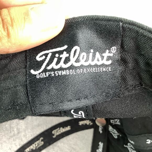 Titleist Men's Golf Cap Pro-V1 Foot Joy  Outdoor Sportswear One Size Fit Black - Picture 9 of 9